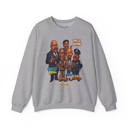 Cartoon Vintage GOAT TV Dad Crewneck Sweatshirt