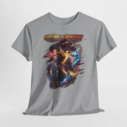 Sci‑Fi Phoenix & Cyborg Graphic Tee — 'You Are Not Alone' Retro Futuristic T‑Shirt