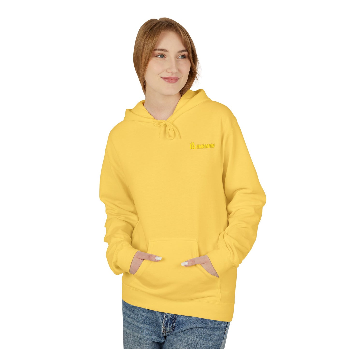 Blankman Inspired Graphic Midweight Softstyle Fleece Hoodie