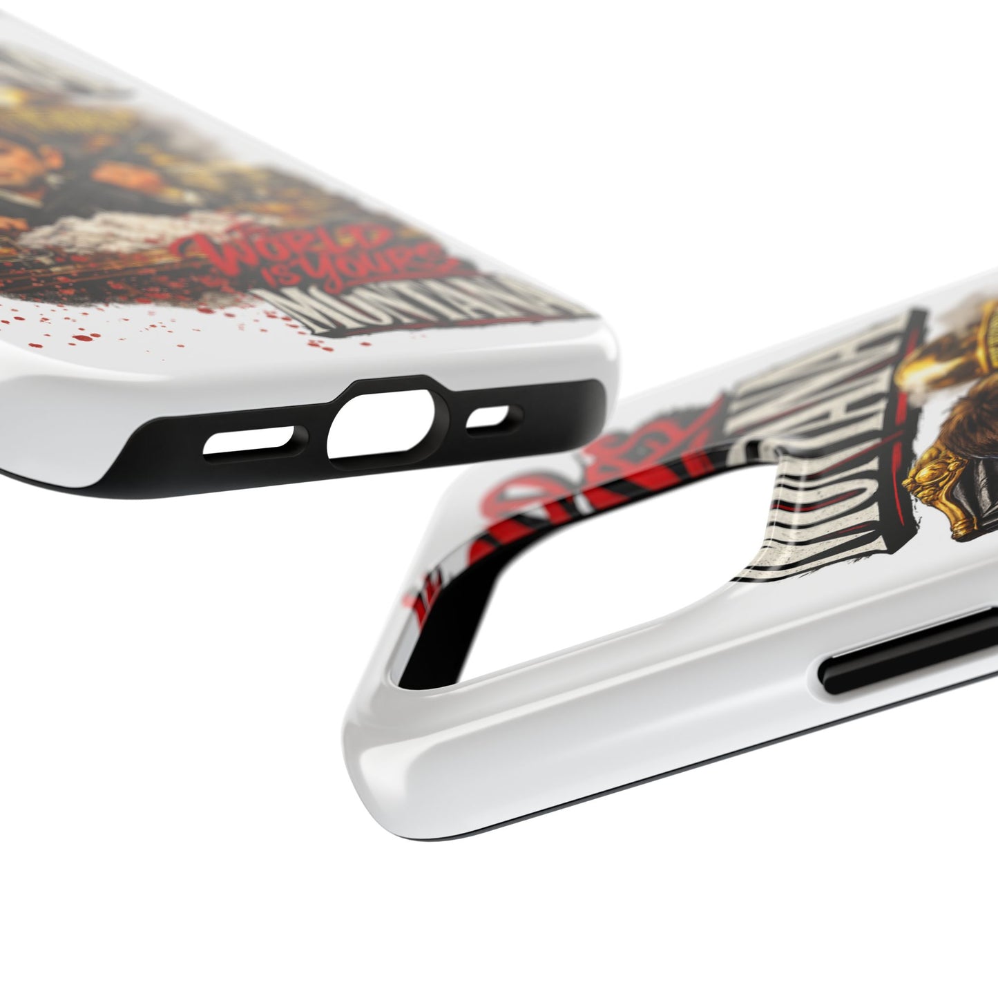 Tony Montana "The World Is Yours" Vintage Caricature Tough Phone Case