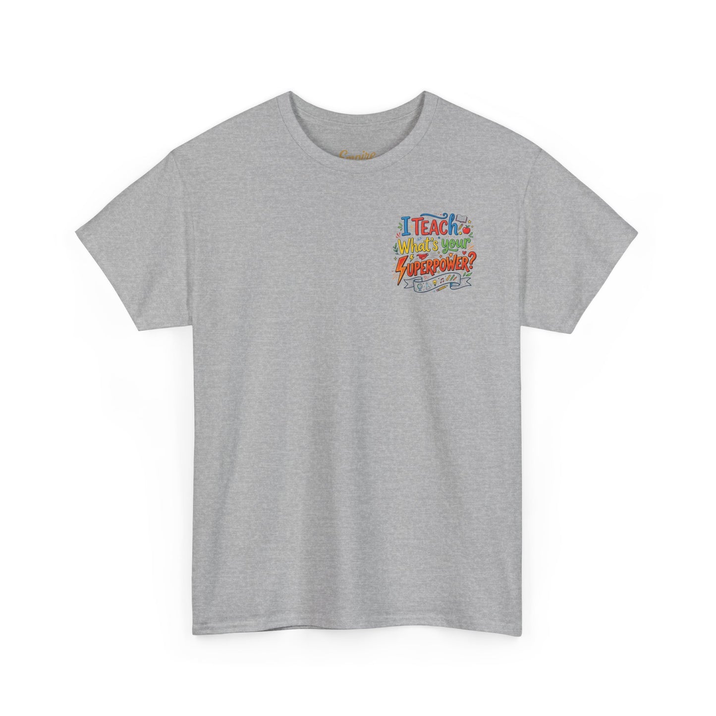 Teacher T-Shirt — "Teacher by Day, Hero by Heart: Unlocking the Superpower of Knowledge"