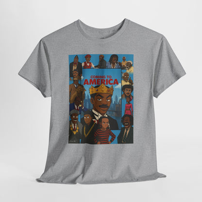 Unisex Heavy Cotton Tee - "Coming to America" Movie Tribute Shirt
