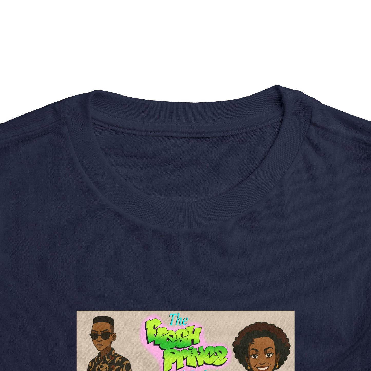 Cool Fresh Prince Cartoon Family Toddler Tee, Fun Kids T-Shirt, Unique Gift for Birthdays, Family Reunion, Playdate Outfit, Everyday Wear