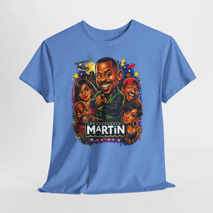 Martin TV Show Caricature T-Shirt – Retro 90s Sitcom Tribute Tee