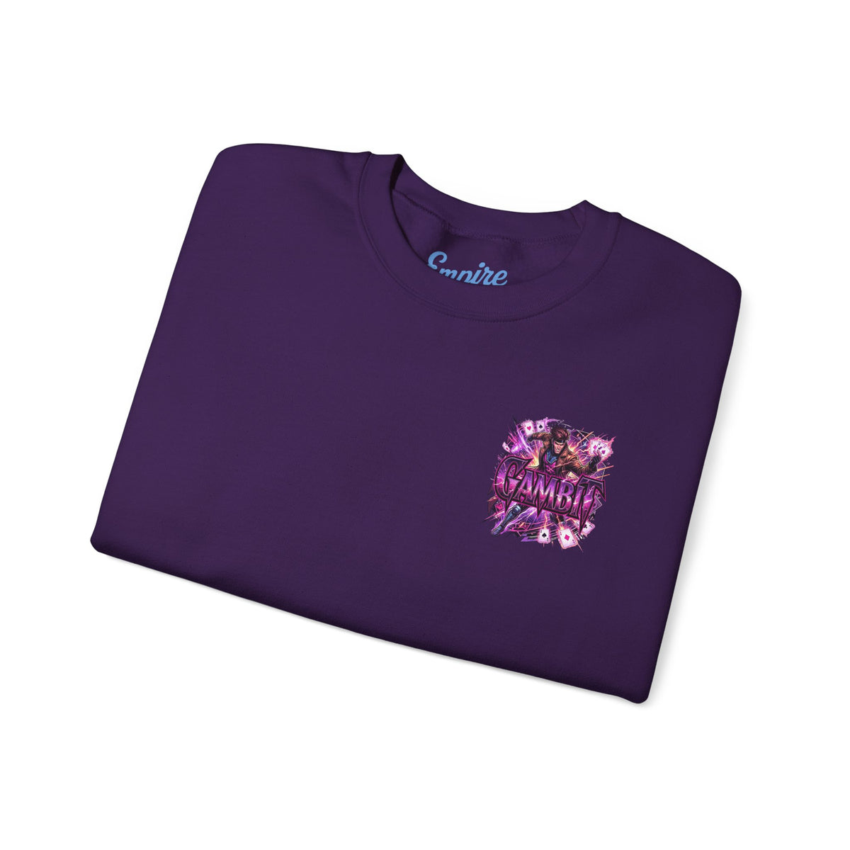 Gambit Inspired Crewneck Sweatshirt — Gambit X Men Graphic
