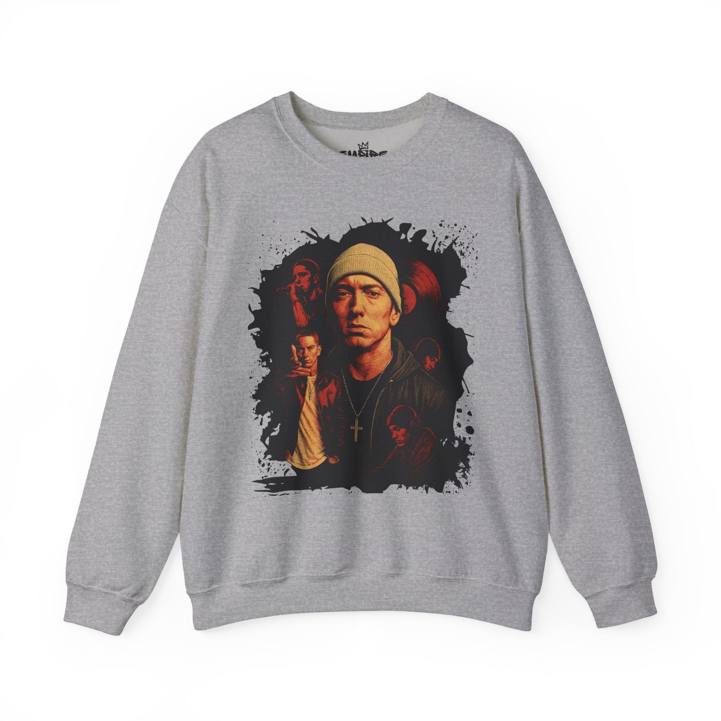 Urban Inspirational Unisex Crewneck Sweatshirt, Cozy Casual Wear, Gift for Music Lovers, Fashion Statement, Perfect for Fall