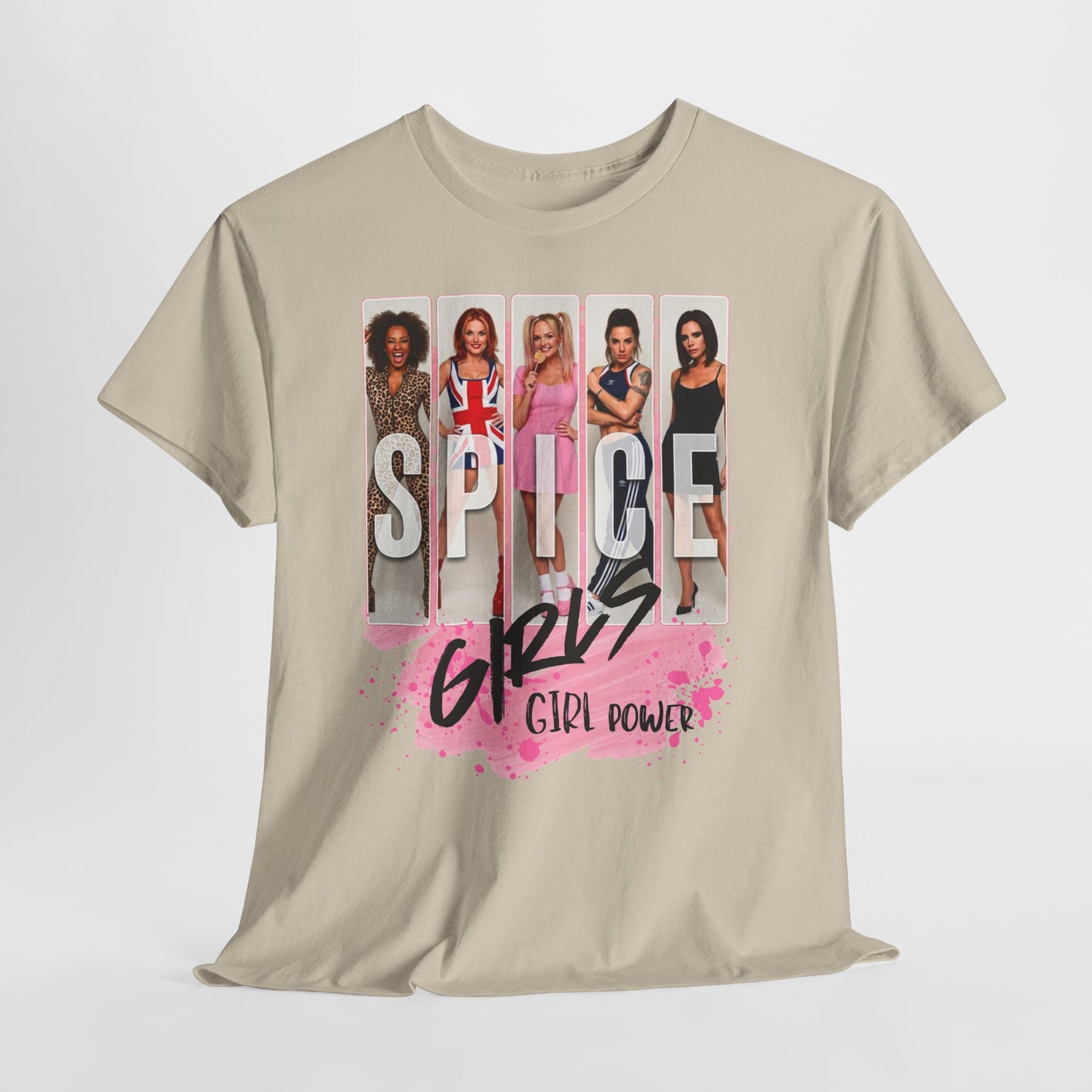"Girl Power" Photo Tee - 90s Pop Band Vintage Graphic T-Shirt