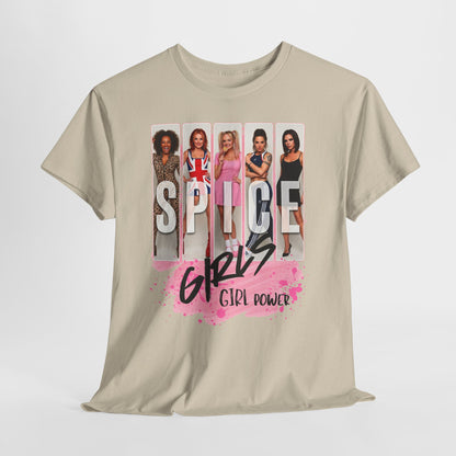 "Girl Power" Photo Tee - 90s Pop Band Vintage Graphic T-Shirt