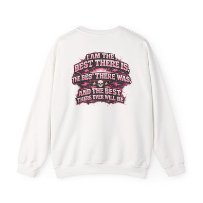 Bret Hart Crewneck Sweatshirt — "I Am The Best There Is" Retro Wrestling Pullover