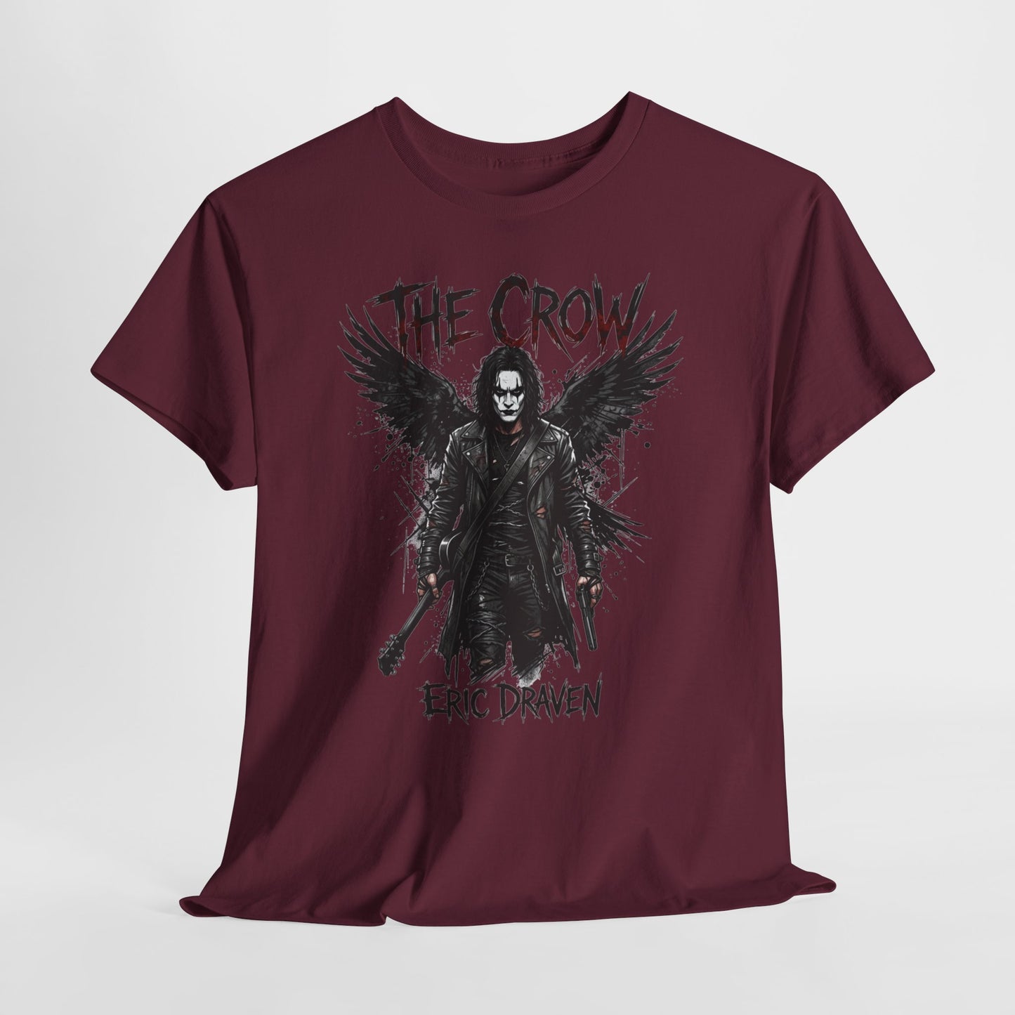 The Crow Eric Draven Graphic Tee - Gothic Rock Movie Tribute Shirt