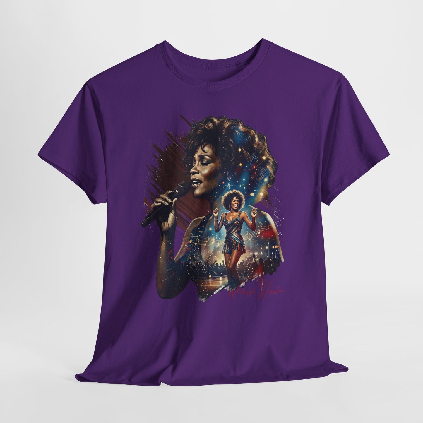 Whitney Houston Tribute Unisex Heavy Cotton Tee