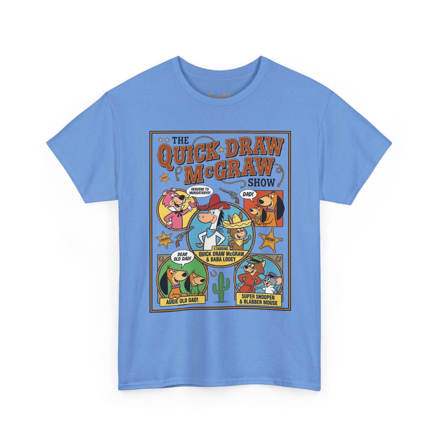 Quick Draw McGraw Retro Cartoon T‑Shirt