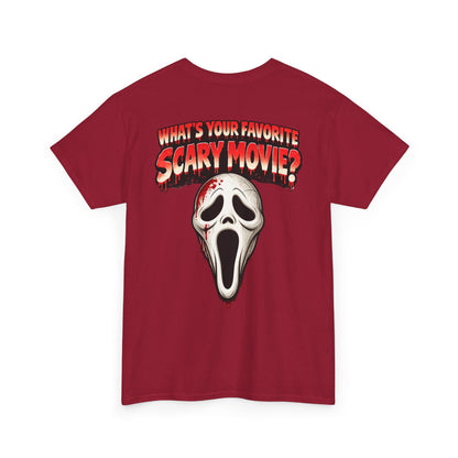 Scary Guy "Let's Get Stabby" Halloween Tee — Scream Mask Horror Movie T-Shirt
