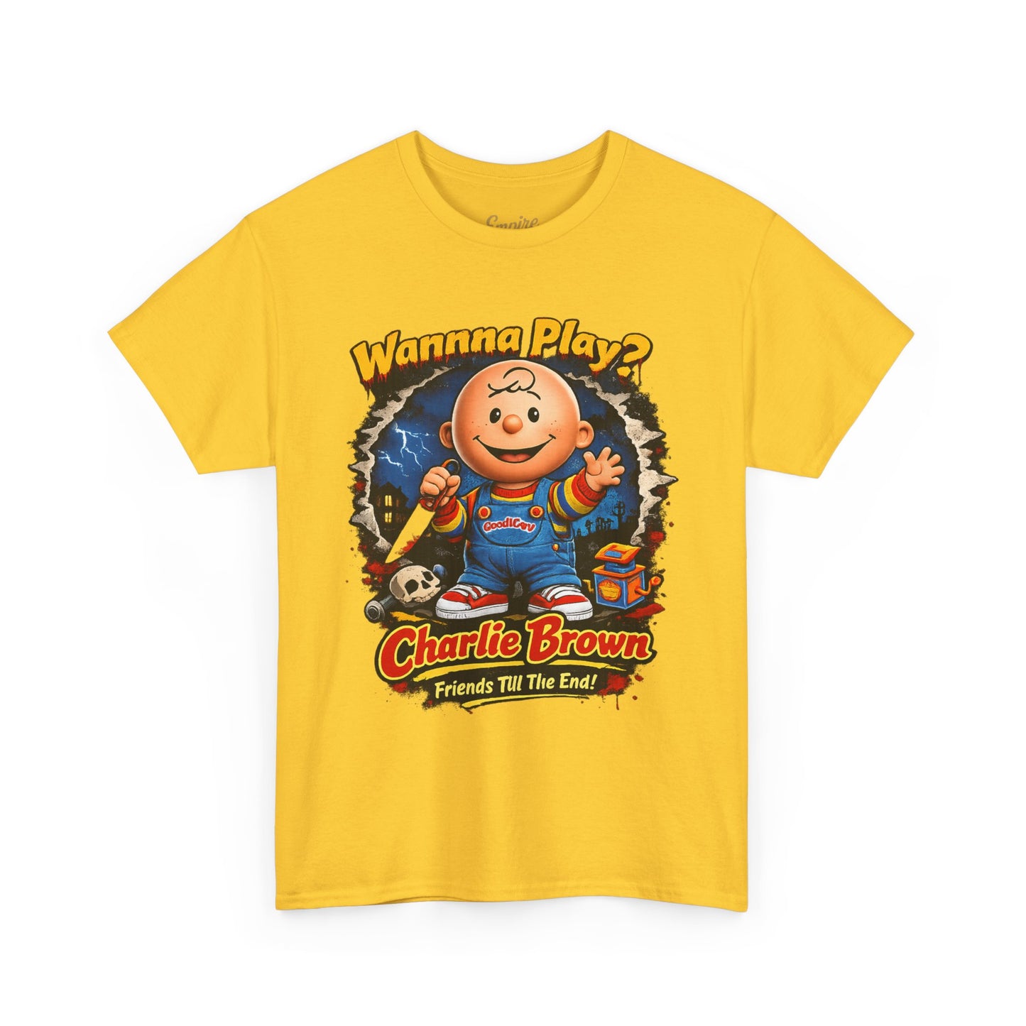 Charlie Brown "Wanna Play?" Graphic Tee