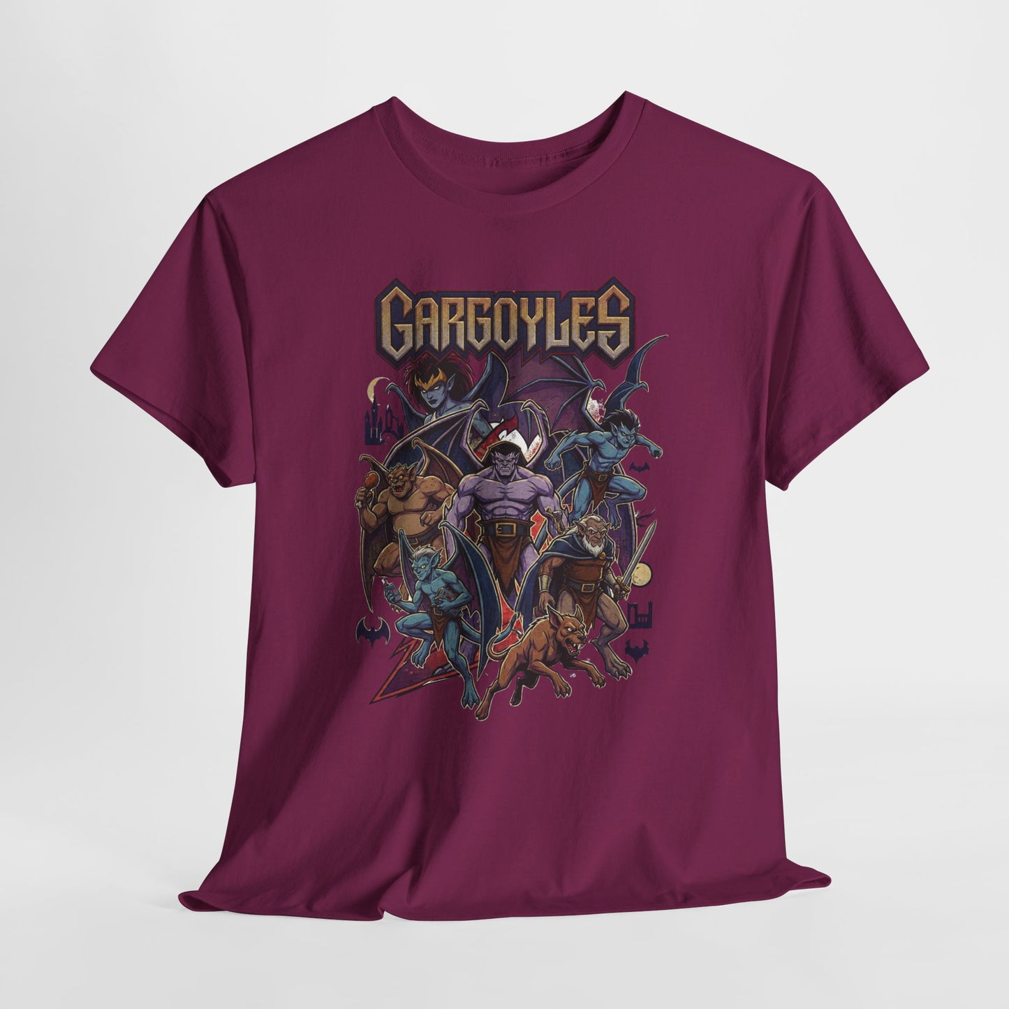 Gargoyles Graphic Tee — Retro Animated Monsters Shirt