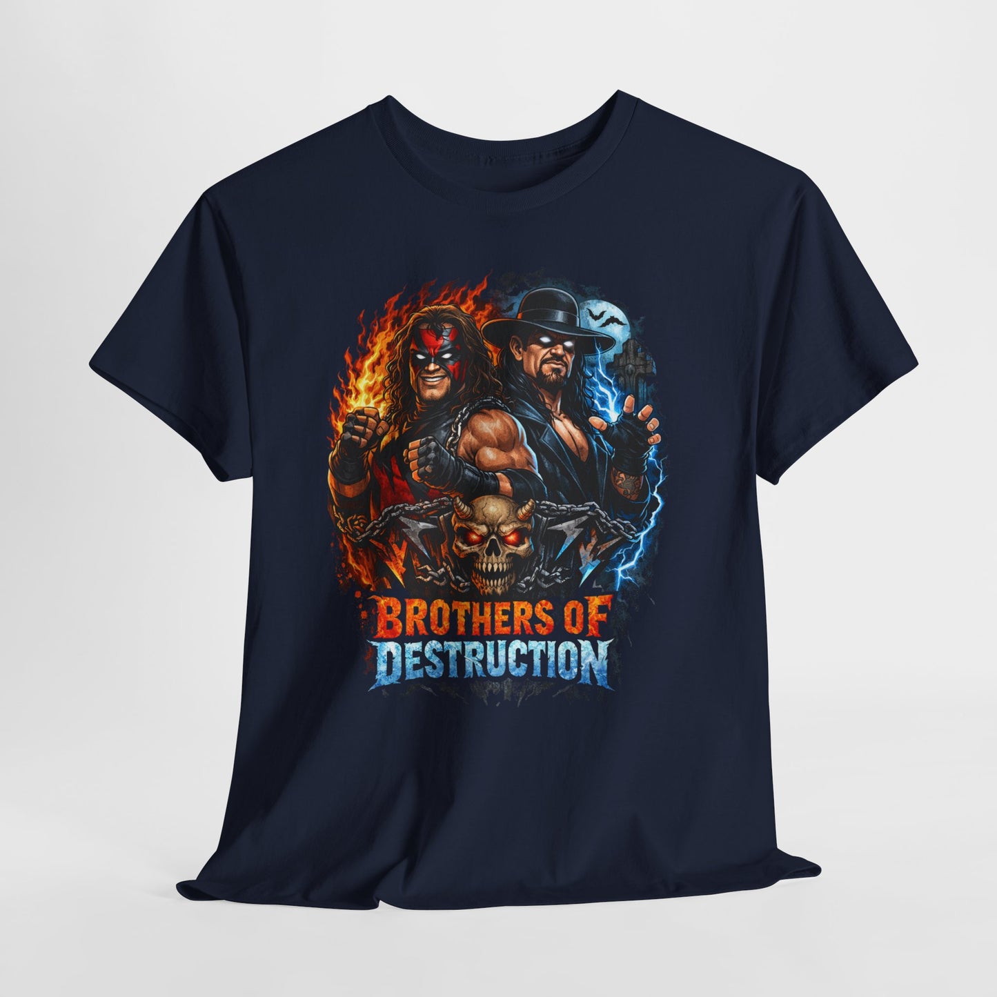 Brothers of Destruction Tee — Retro Wrestling Graphic Shirt