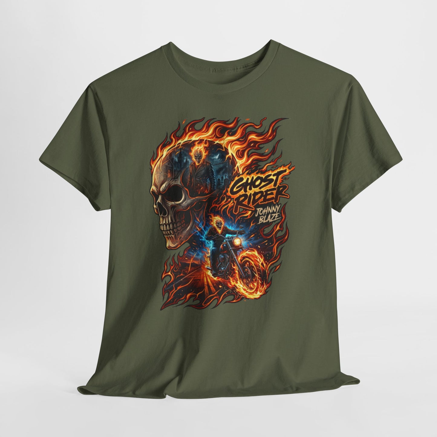 Ghost Rider Flame Skull T-Shirt