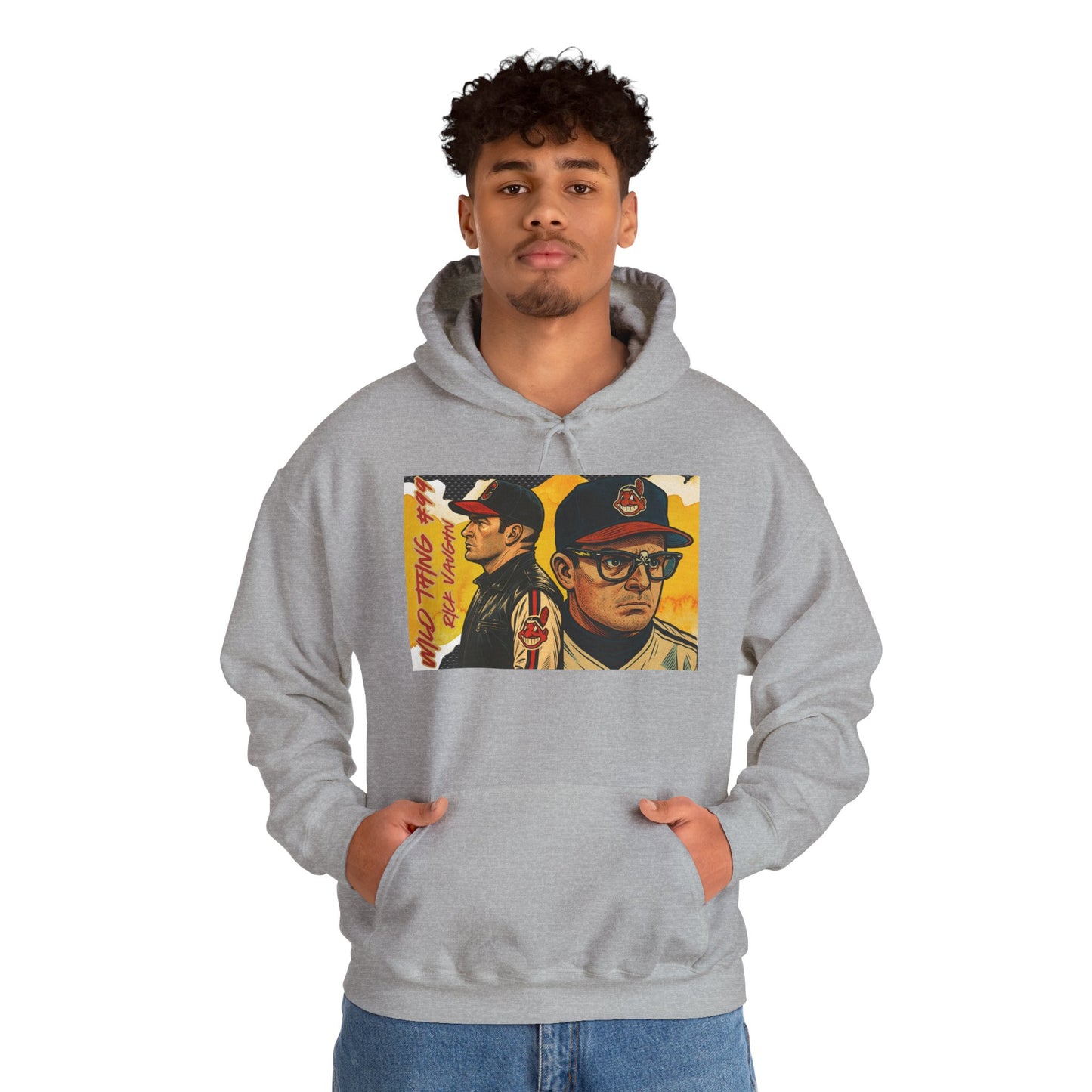 "Wild Thing "Vintage Style Unisex Hoodie with Iconic Film Design | Cozy Sweatshirt for Movie Lovers, Perfect Gift for Birthdays, Nostalgic Apparel