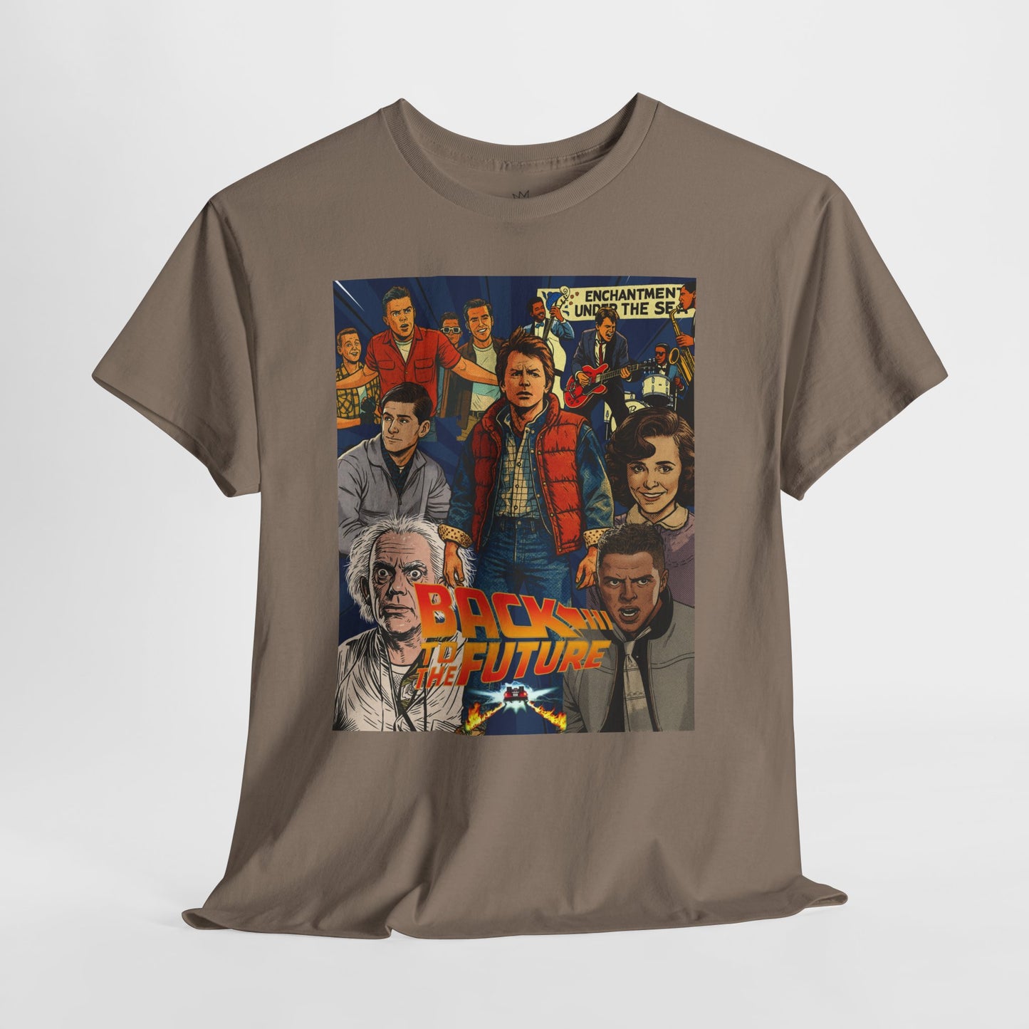 Retro Movie Graphic Tee, Nostalgic Unisex T-Shirt, Perfect for Back to the Future Fans, Casual Wear, Gift for Movie Lovers, Vintage Style