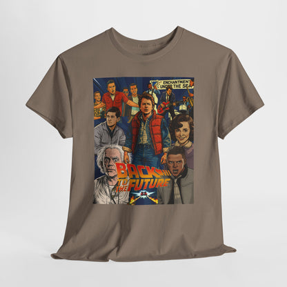 Retro Movie Graphic Tee, Nostalgic Unisex T-Shirt, Perfect for Back to the Future Fans, Casual Wear, Gift for Movie Lovers, Vintage Style