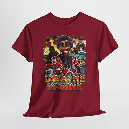 Retro A Different World Collage Graphic Tee — Dwayne Wayne Tribute Design