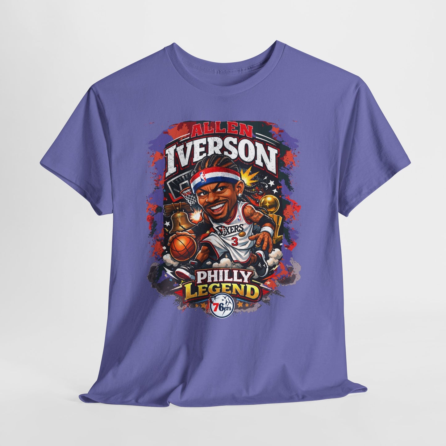 Philly Legend Basketball Tee — Iverson Retro Graphic Shirt