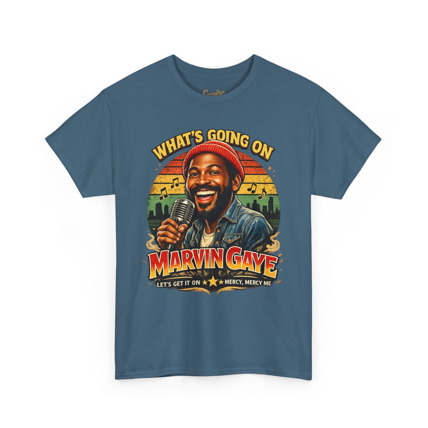Marvin Gaye Tribute Tee, Vintage Music T-Shirt, Unisex Cotton Tee, Retro Style Shirt, Gift for Music Lovers, Perfect for Concerts