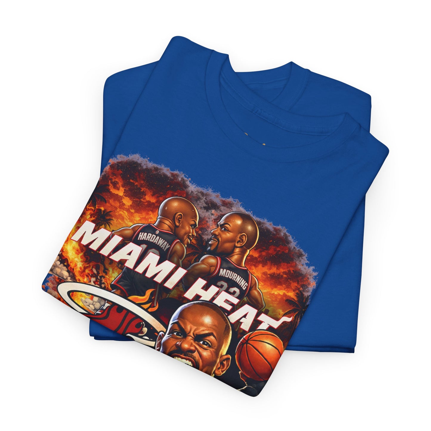 Miami Heat Retro Players Graphic Tee — Vintage Basketball Fan Shirt