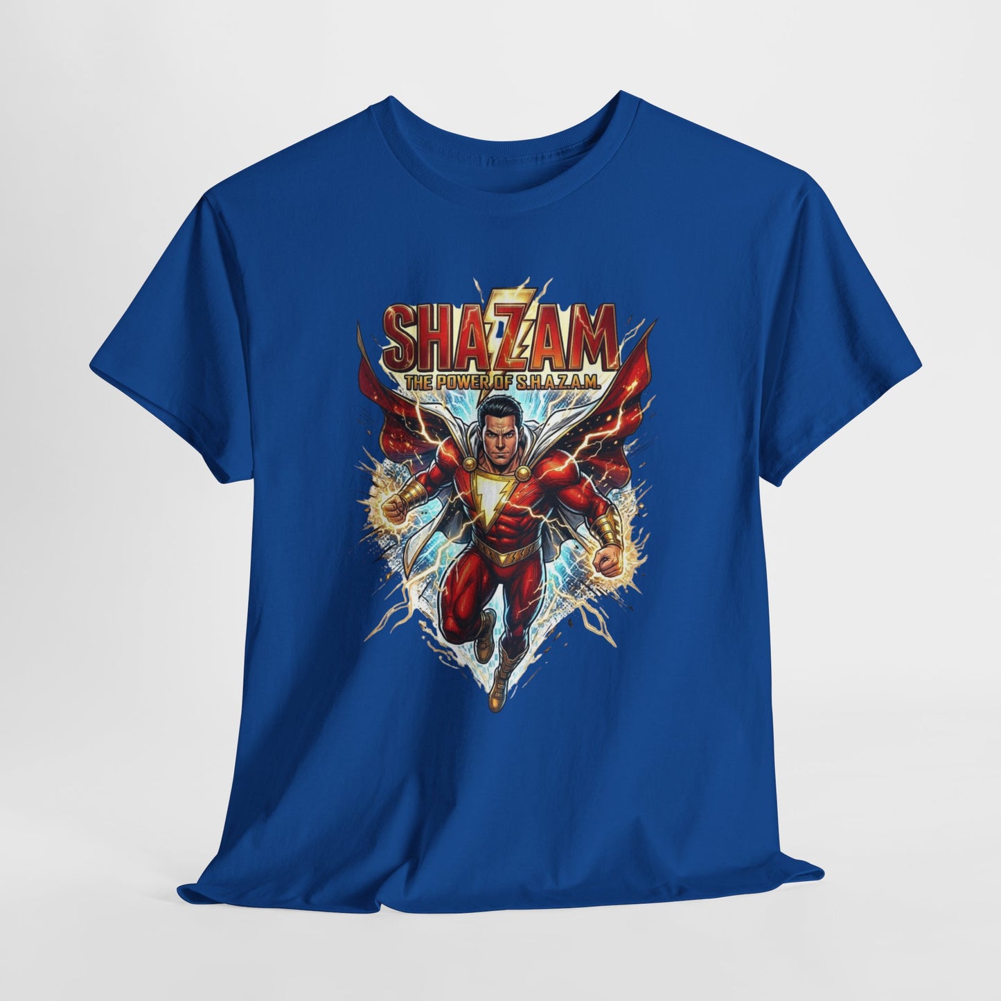 Shazam Lightning Hero T‑Shirt - Retro Comic Superhero Tee