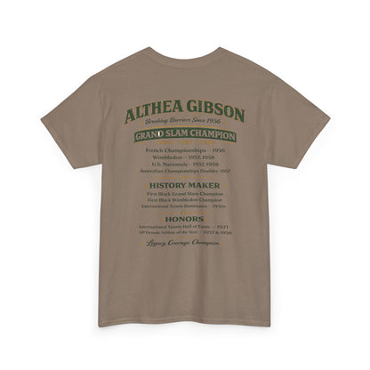 Althea Gibson 'Breaking Barriers' Tennis T-Shirt — Vintage Grand Slam Champion Tribute