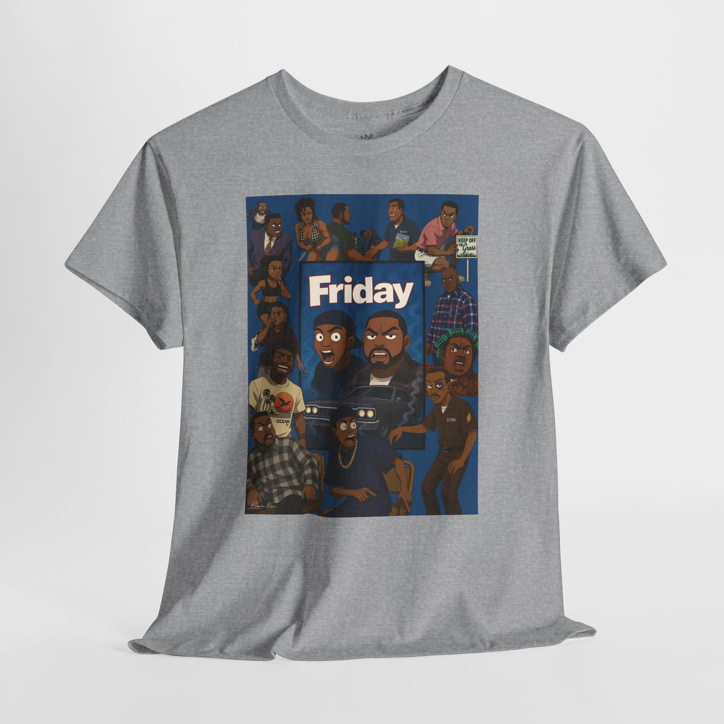Movie 'Friday' Inspired Graphic Unisex Heavy Cotton Tee