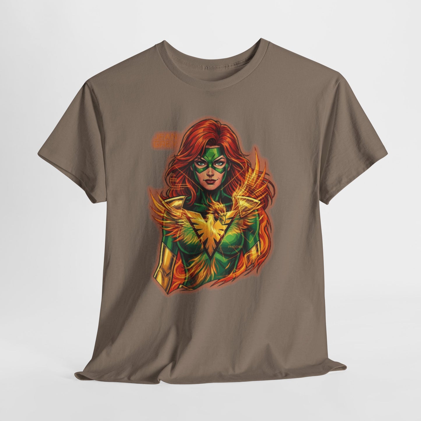 T-Shirt — Fiery Phoenix Superhero Graphic Tee (Jean Grey Inspired)