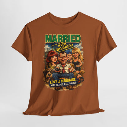Married with Children Retro TV Tee — Vintage Sitcom Graphic Shirt