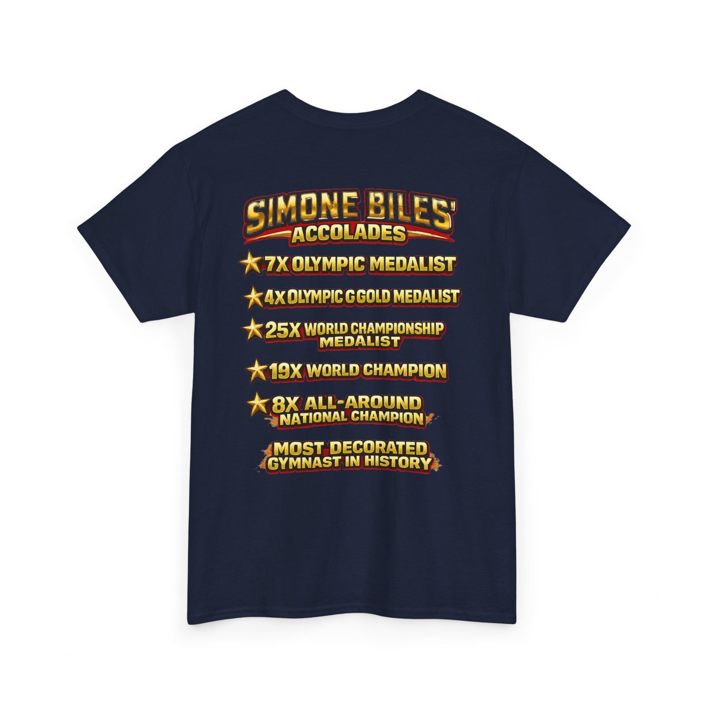 Simone Champion Gymnastics T-Shirt — "Fly Like a Champion" Tribute Tee