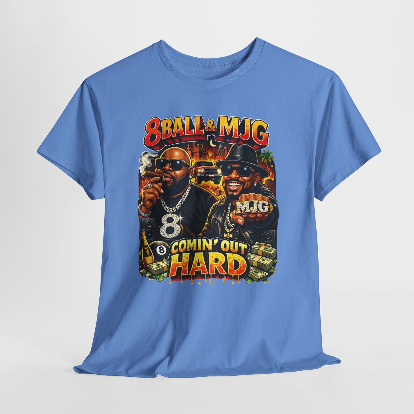 8Ball & MJG 'Comin' Out Hard' Vintage Hip-Hop Graphic Tee