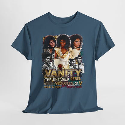 "Vanity The Untamed Rebel" Vintage Portrait T-Shirt