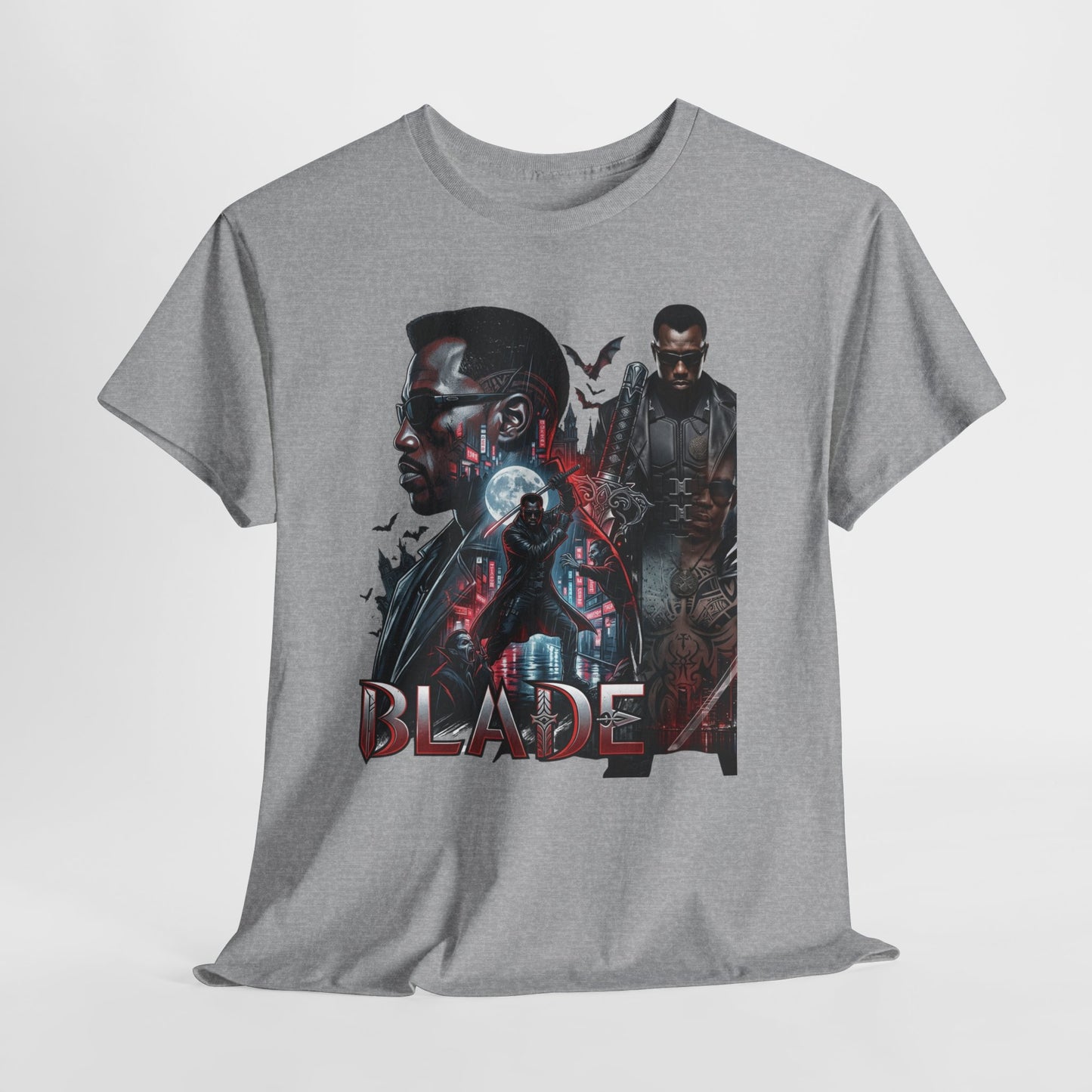 Blade Movie Graphic Tee — Vampire Hunter Retro Poster T-Shirt