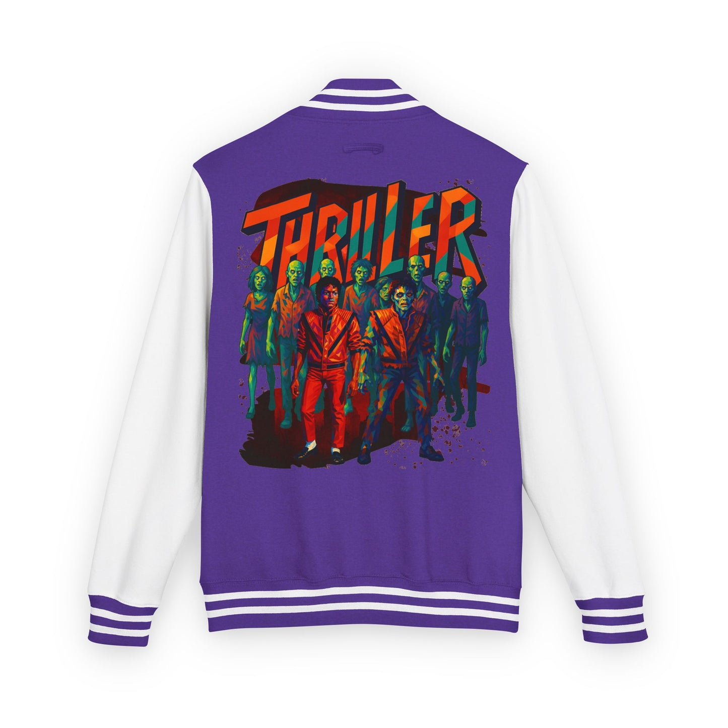 Letterman Jacket — 'Thriller' Retro Horror Dance Graphic