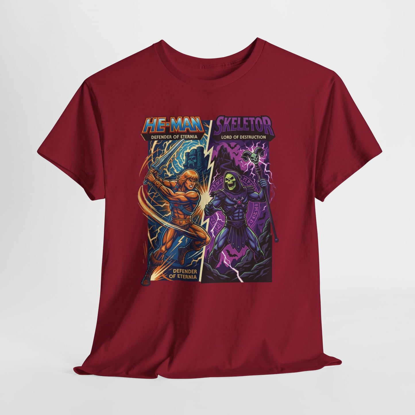 He-Man vs. Skeletor Comic Art T-Shirt