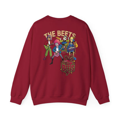 Crewneck Sweatshirt — The Beets Band Graphic (Back & Chest Logo)