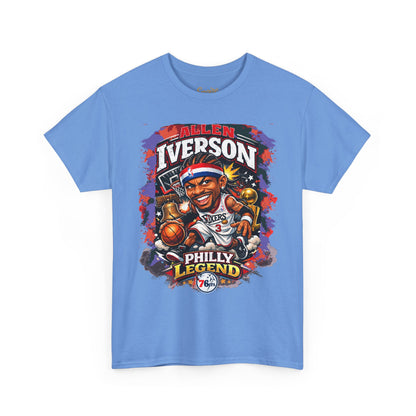 Philly Legend Basketball Tee — Iverson Retro Graphic Shirt