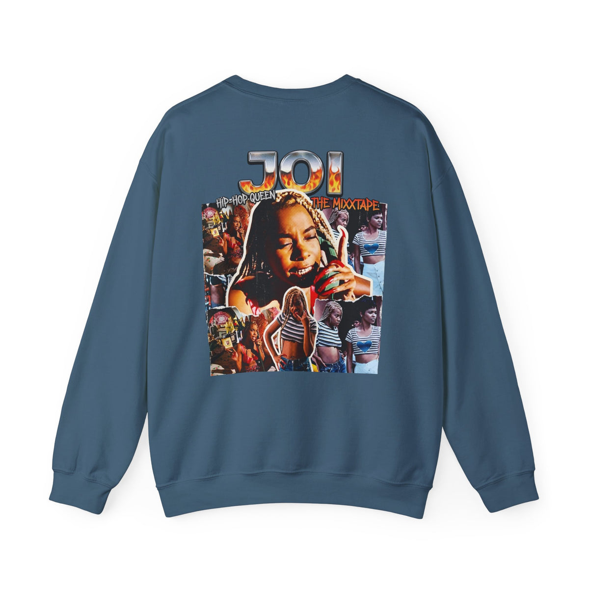 Joi Collage Crewneck Sweatshirt – Retro Concert Photo Graphic