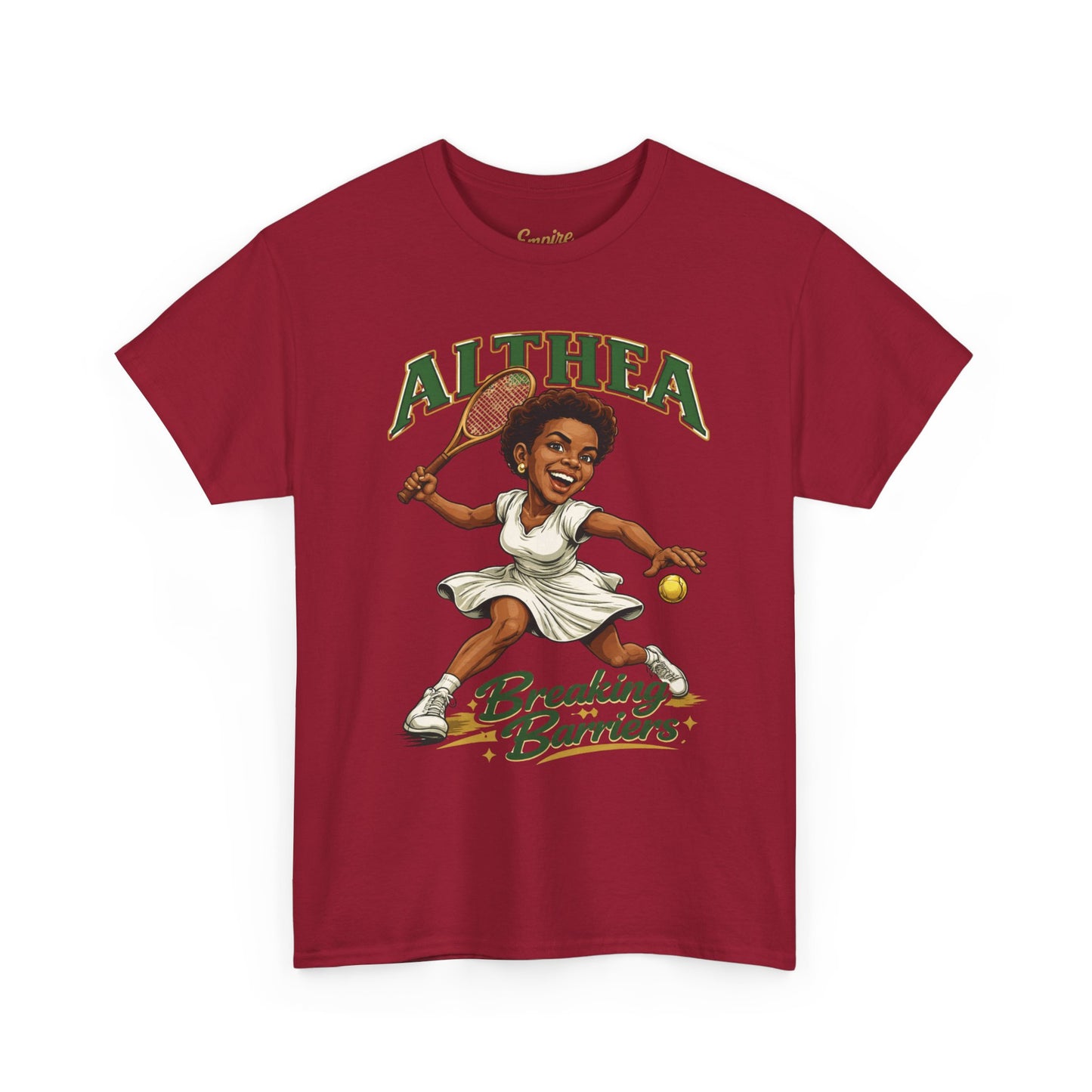 Althea Gibson 'Breaking Barriers' Tennis T-Shirt — Vintage Grand Slam Champion Tribute