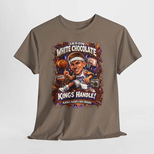 White Chocolate Kings Handle Basketball T-Shirt