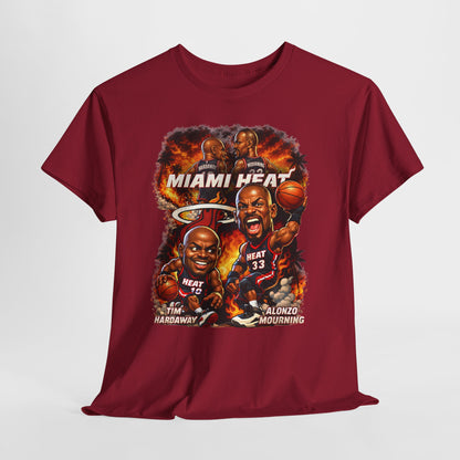 Miami Heat Retro Players Graphic Tee — Vintage Basketball Fan Shirt