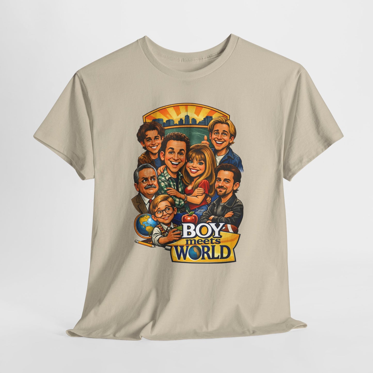 'Boy Meets World' Retro Cast Caricature Tee