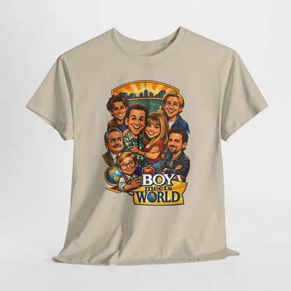 'Boy Meets World' Retro Cast Caricature Tee