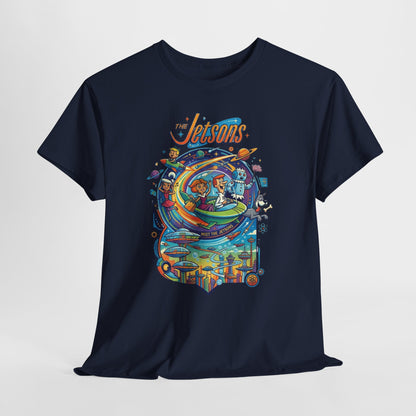Retro Space Adventure T‑Shirt – Colorful Sci‑Fi Graphic Tee