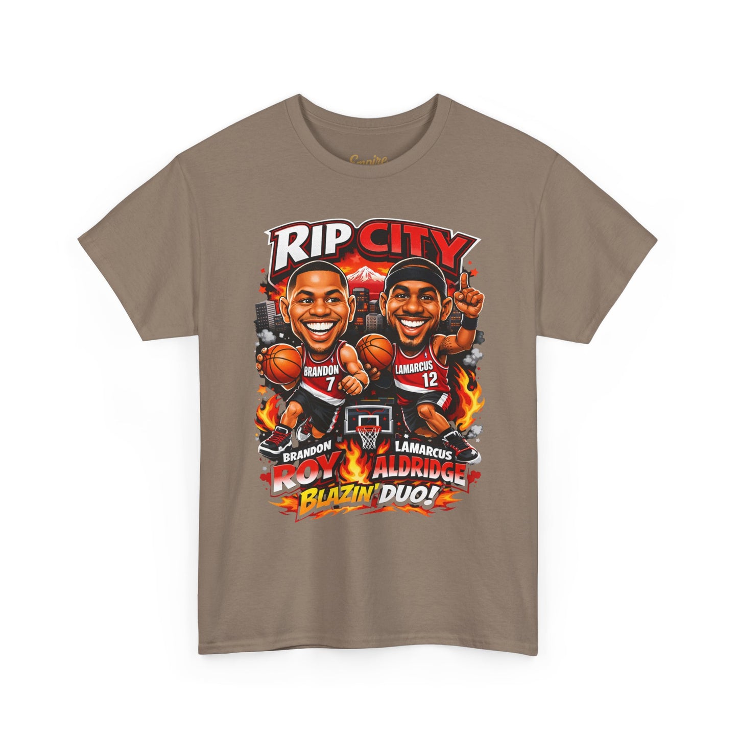 Rip City Basketball T-Shirt — Caricature Trail Blazers Fan Tee