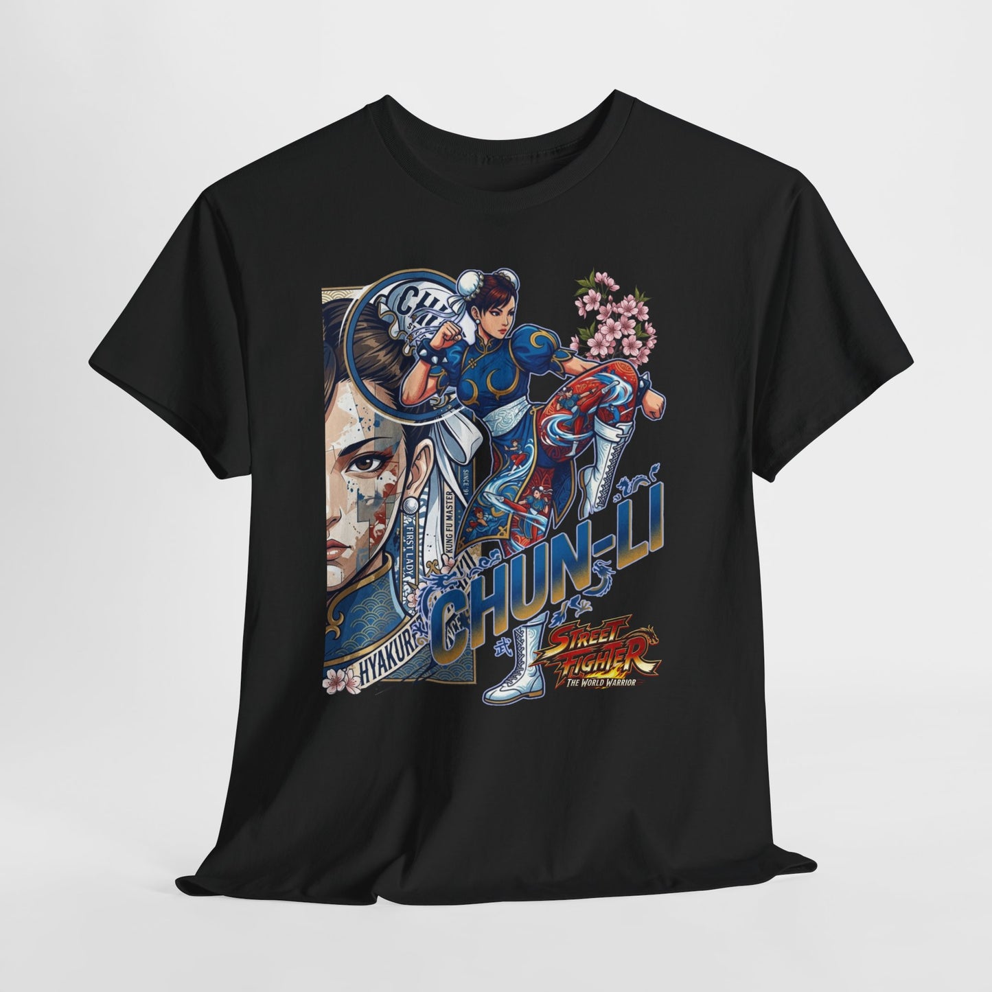 Chun-Li Street Fighter Graphic Tee — Retro Arcade Fighting Game Shirt